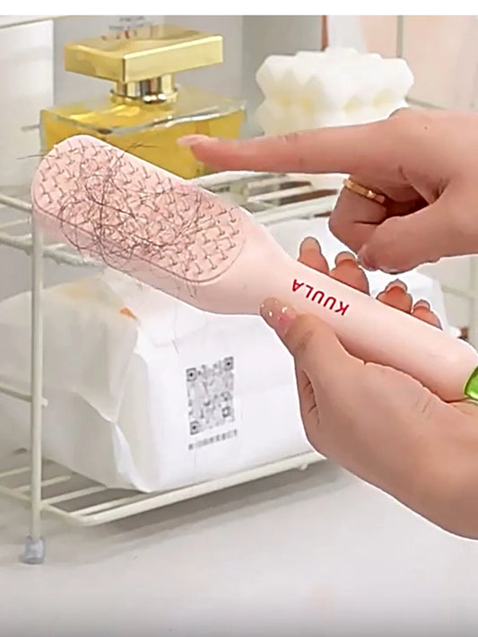 Self-Cleaning Anti-Static Hairbrush