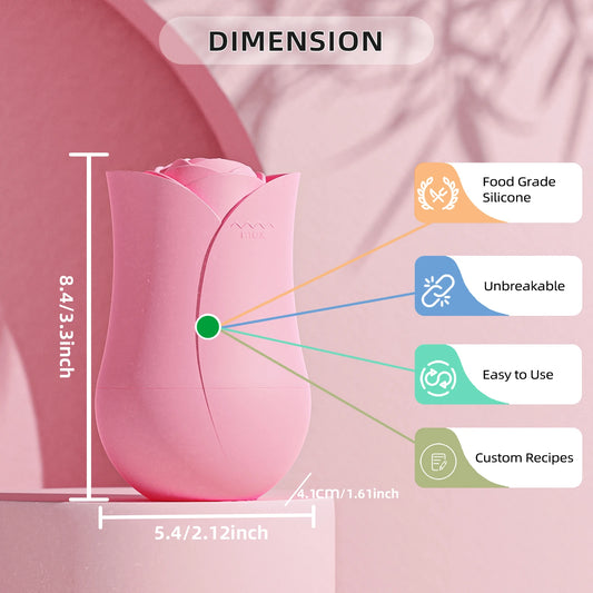 Rose-Shaped Facial Ice Roller