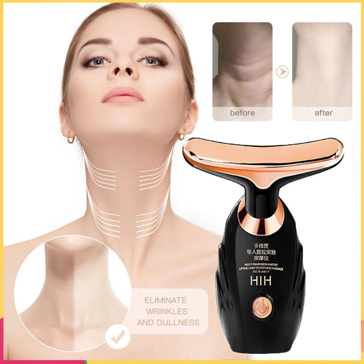 3-in-1 Face & Neck Massager
