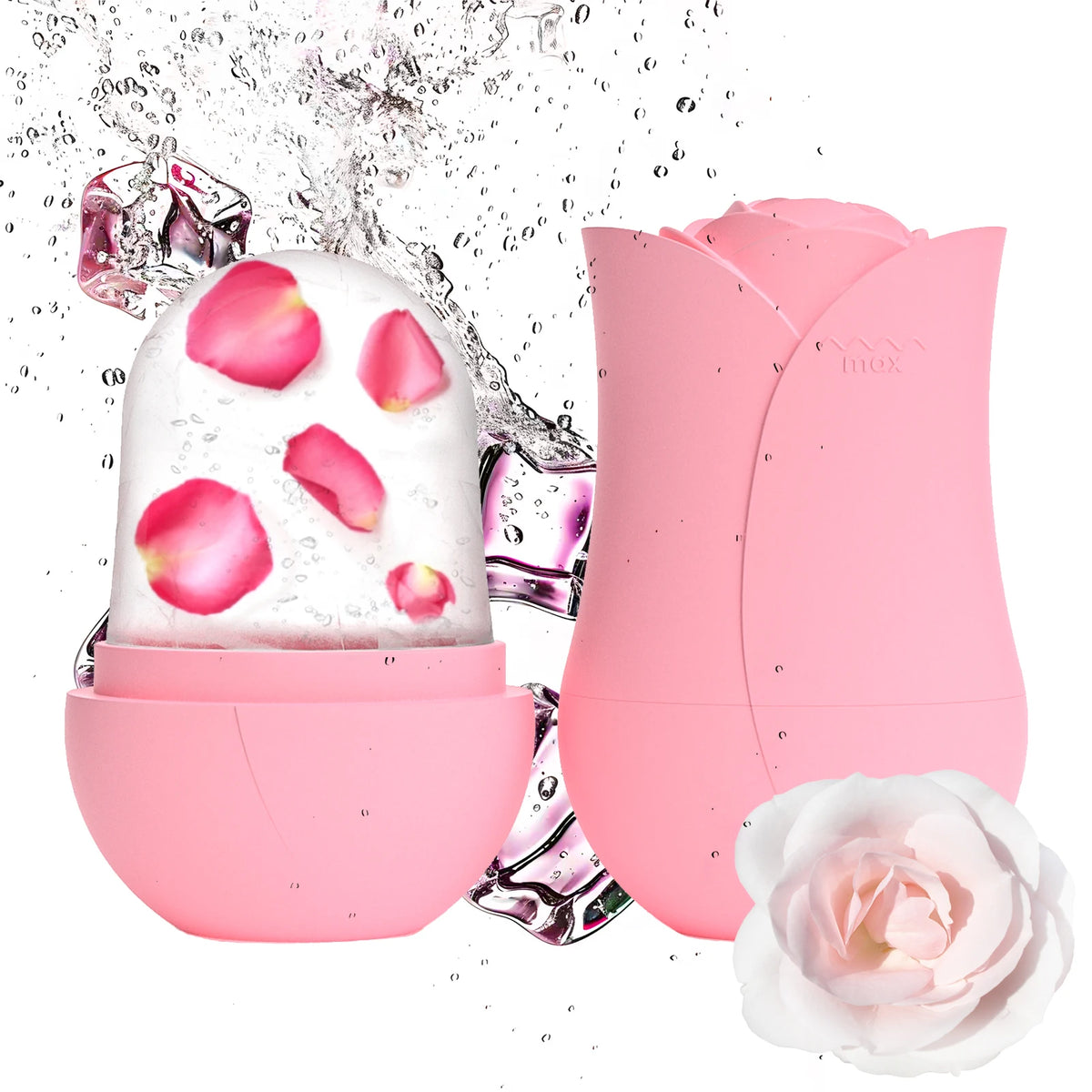 Rose-Shaped Facial Ice Roller
