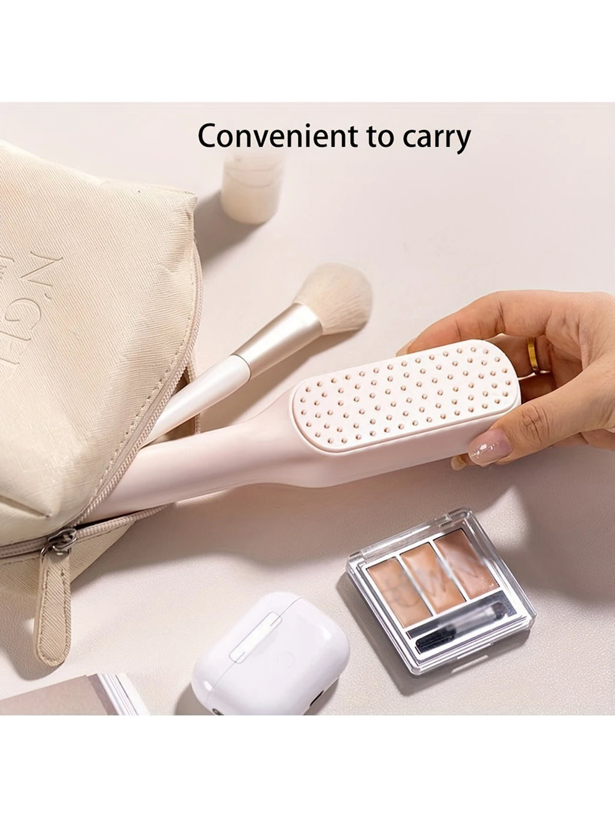 Self-Cleaning Anti-Static Hairbrush