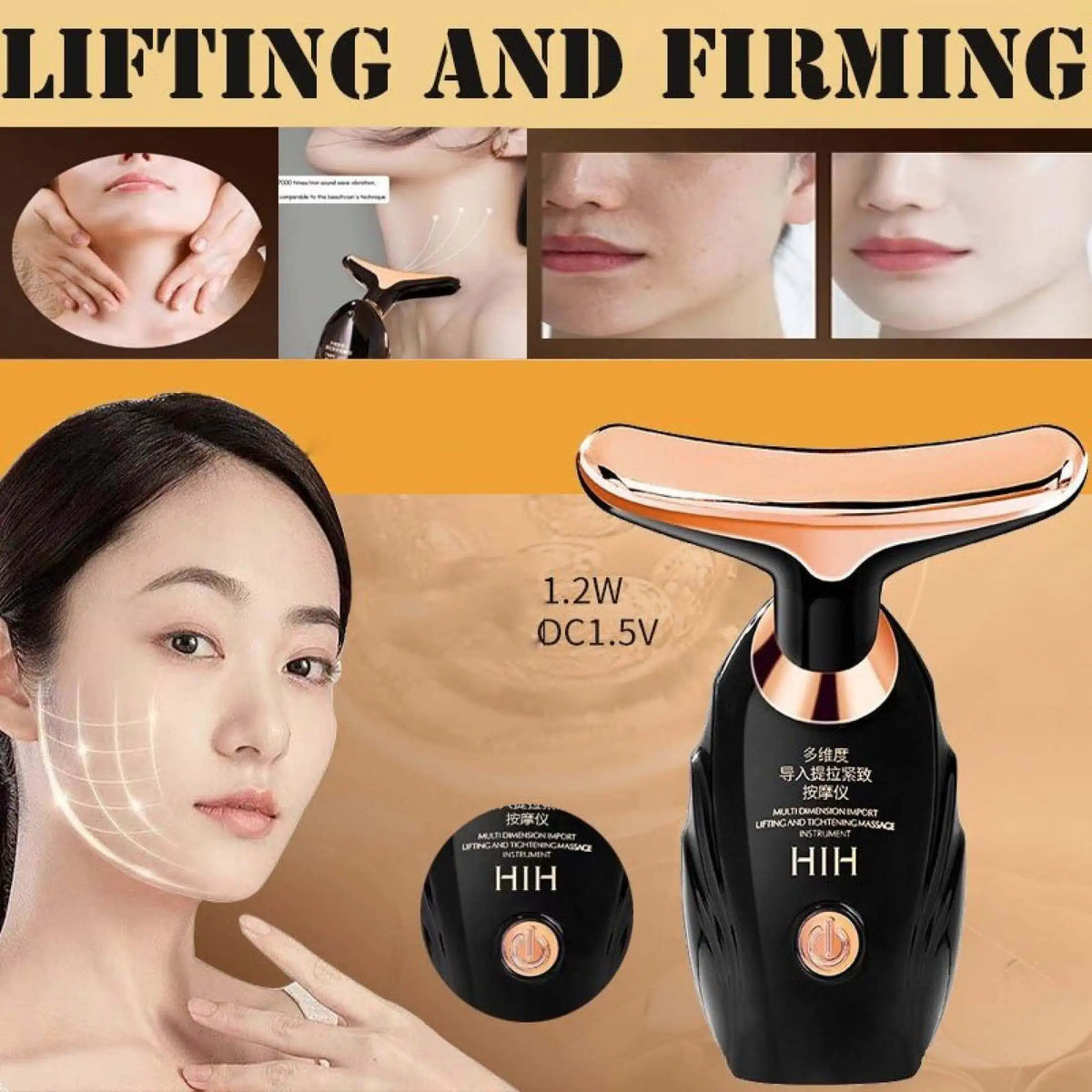 3-in-1 Face & Neck Massager