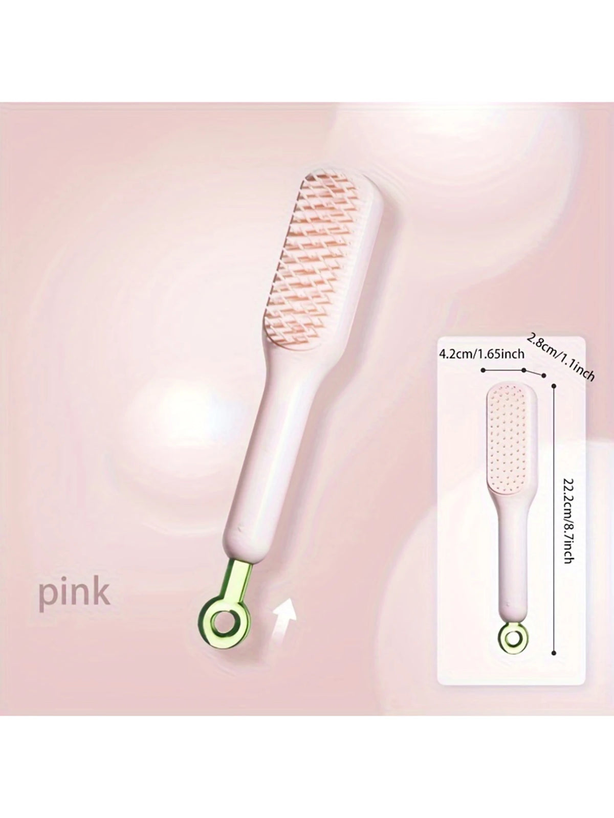 Self-Cleaning Anti-Static Hairbrush